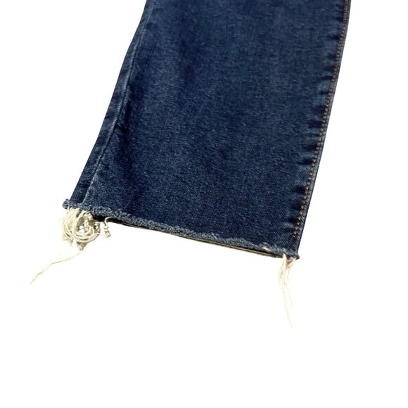 Old Navy Womens High-Rise O.G. Straight Secret-Smooth Pocket Distressed Jeans 8 - Picture 4 of 11